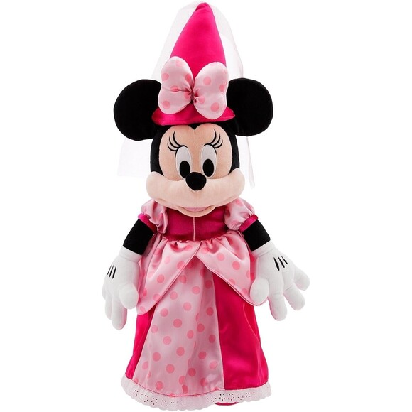 Disney Other - Minnie Mouse 22" Disney World Parks Pink Plush Doll Pink Princess, Disneyland